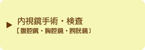 内視鏡手術・検査［腹腔鏡・胸腔鏡・膀胱鏡］